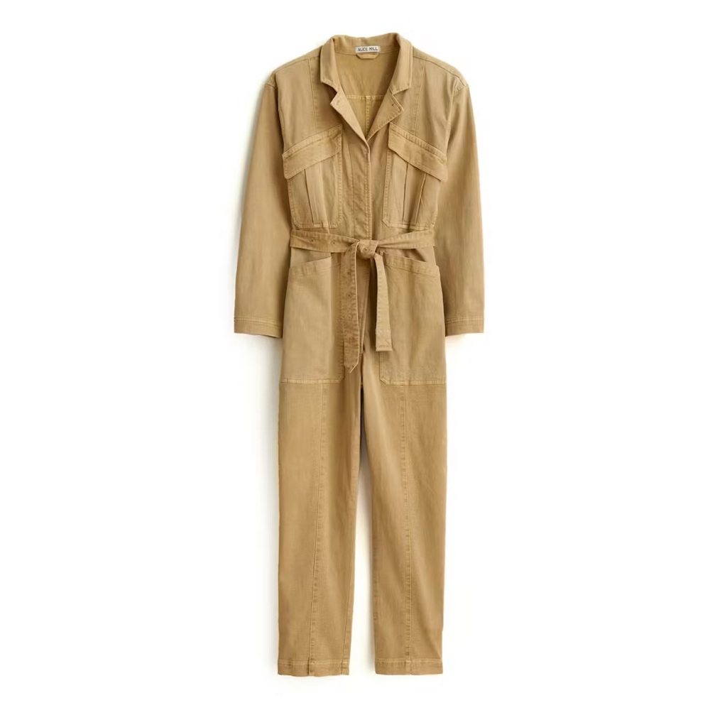 Alex Mill Khaki Expedition Jumpsuit, Size XS